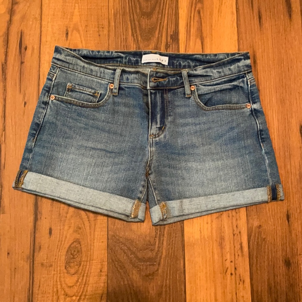 LOFT blue Jean shorts